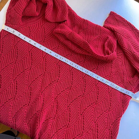 Coldwater Creek Red Turtleneck Knit Sweater Size 2X - Picture 7 of 7